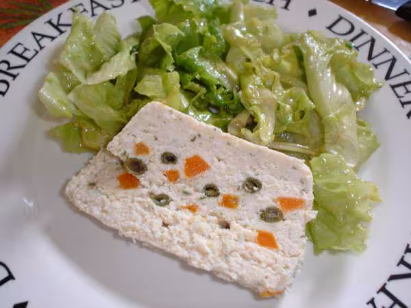 Terrine de dinde aux legumes