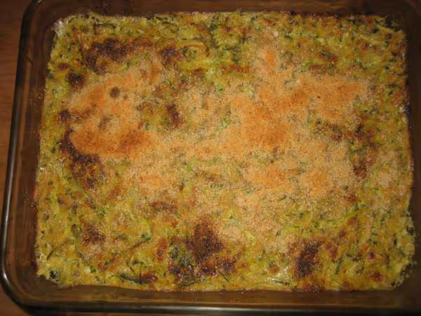 Gratin de courgettes bon et dietetique
