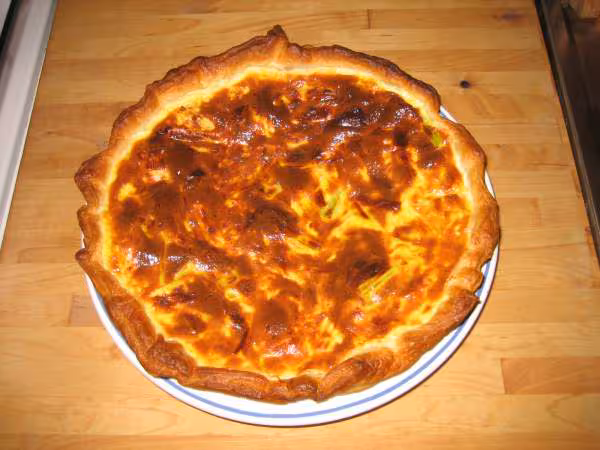 Tarte aux poireaux