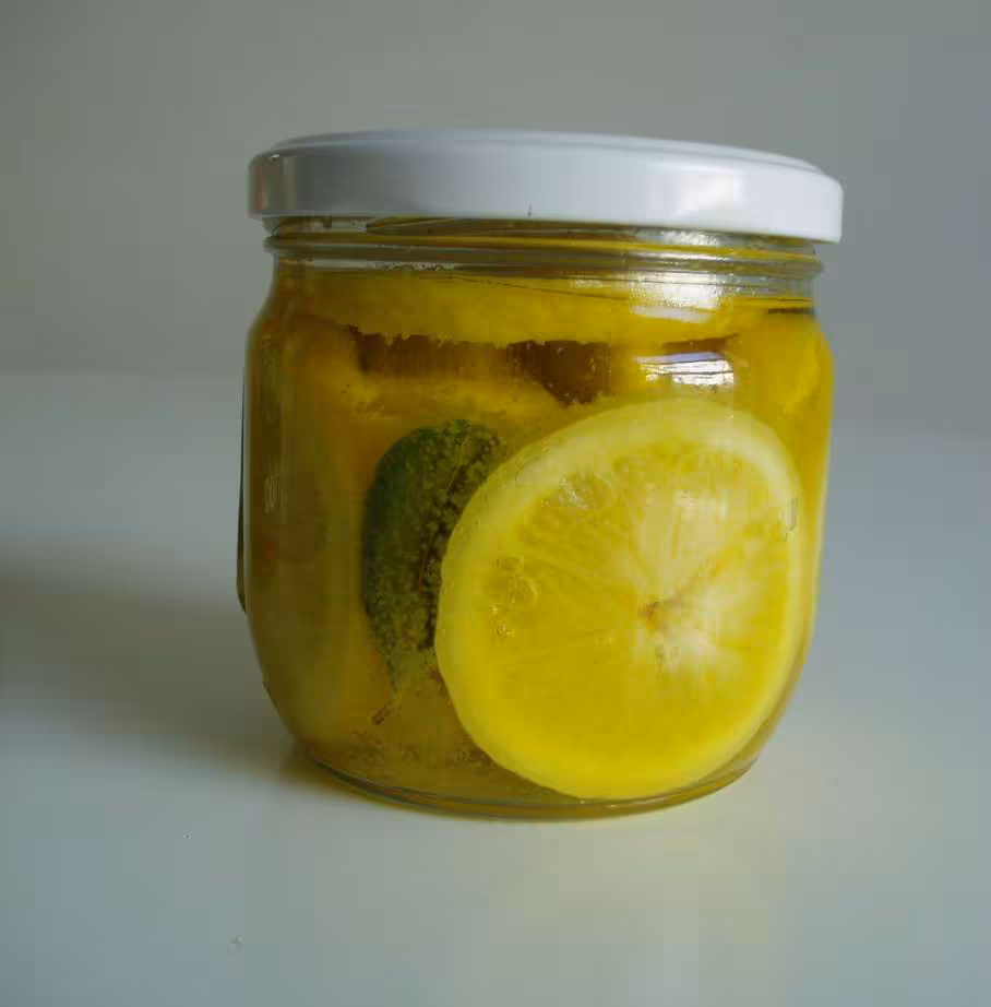 Citrons confits dans l huile