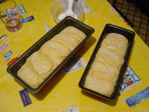Brioche au potiron avant cuisson