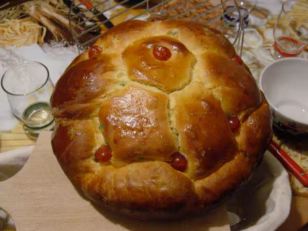 Brioche aux agrumes confits et au cointreau