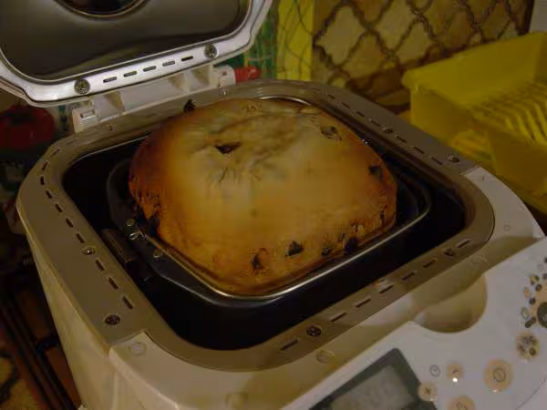 Brioche aux pepites de chocolat dans map