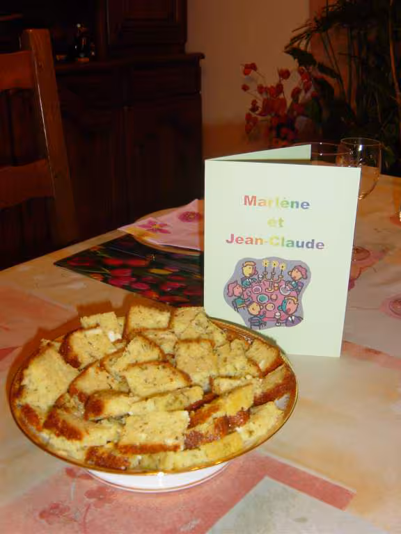 Cake a la feta et aux herbes