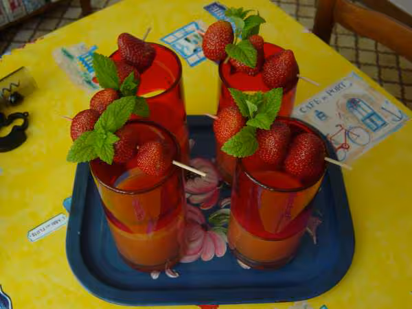 Cocktail baiser de feu