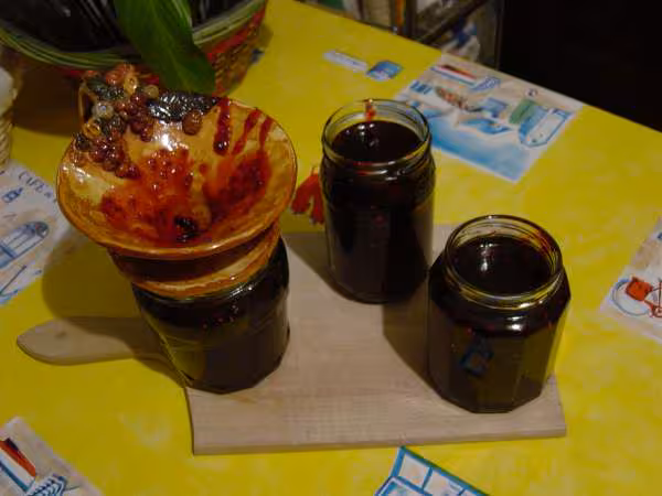 Confiture cassis framboises