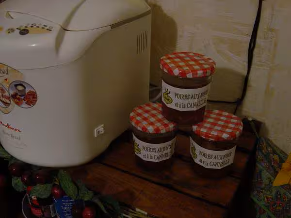 Confiture de poires aux noix