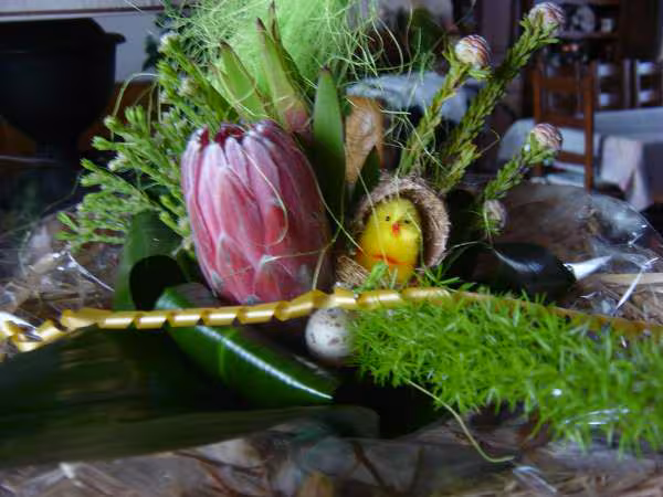 Detail de mon bouquet de paques