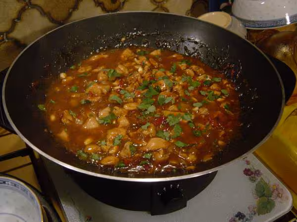 Emince de poulet sauce sesame soja