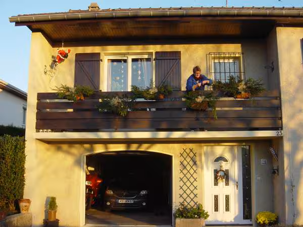 La maison se pare pour noel