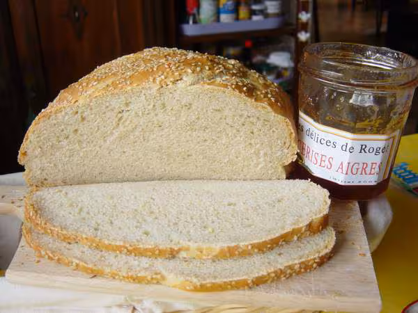 La mie du pain au fromage blanc