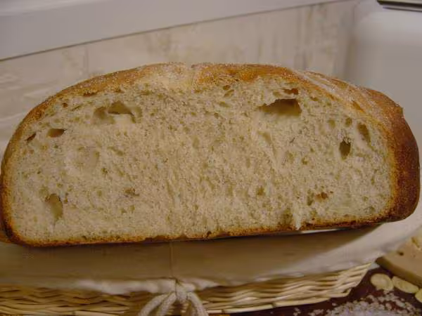 La mie du pain aux dattes sur poolish