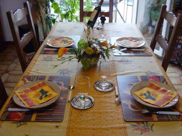 La table pour l invitation de memere