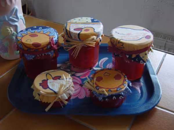Mes petits pots de confiture pasteque gingembre rhum blanc
