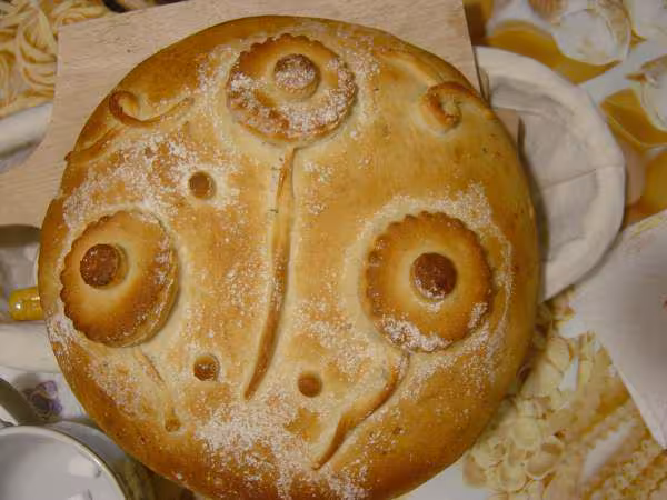 Pain au boursin et a la ciboulette