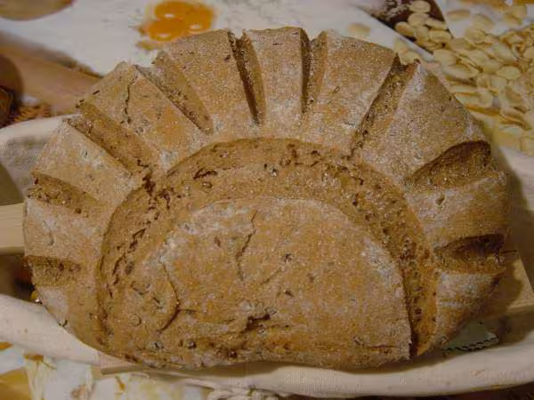 Pain au lin avec farines allemandes