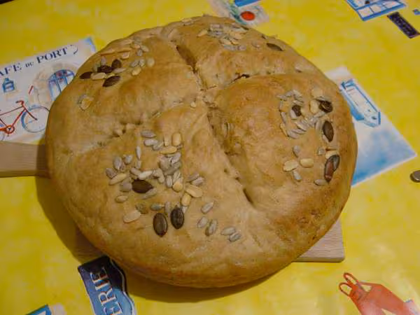 Pain de campagne en cocotte