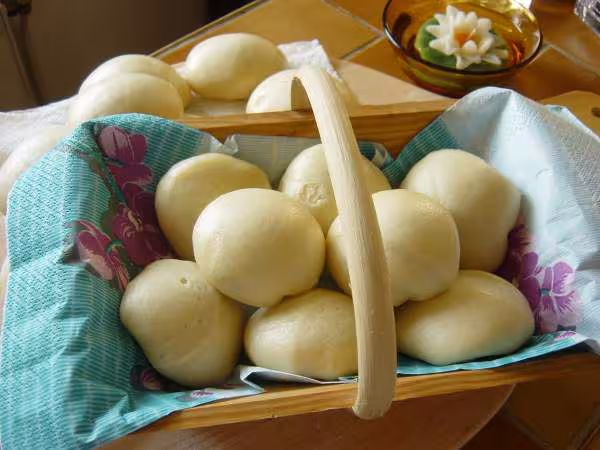 Petits pains chinois a la vapeur