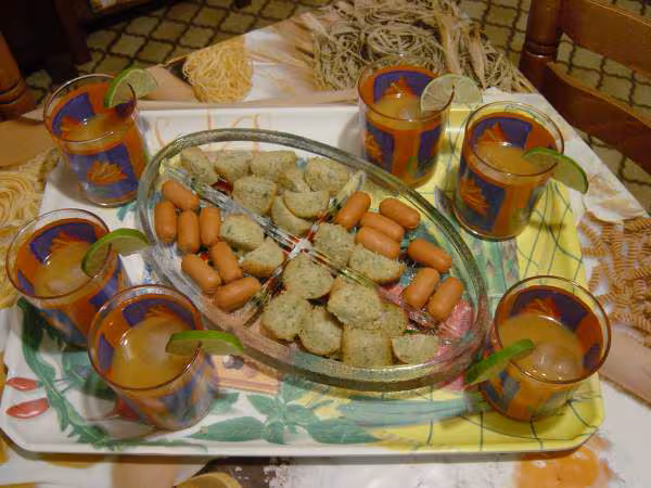 Planteur et accras de morue