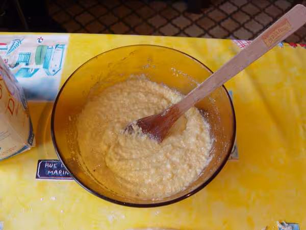 Preparation de la creme d amandes