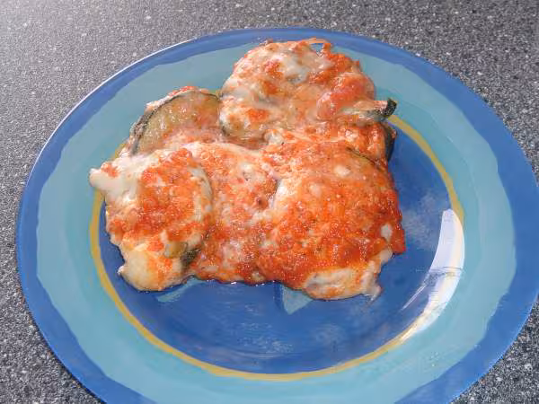 Cougettes a la parmesane
