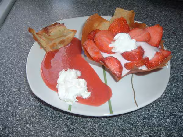 Coupelle fraise coulis 2