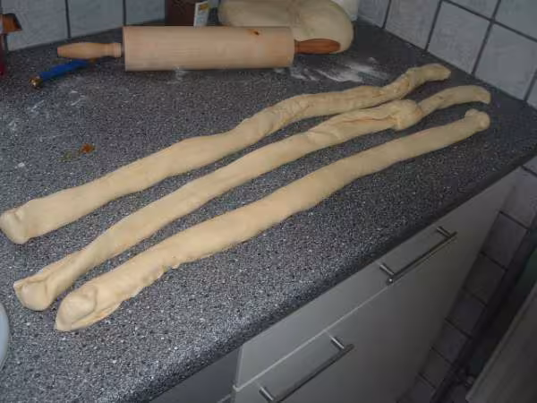 Tresse briochee aux 3 saveurs