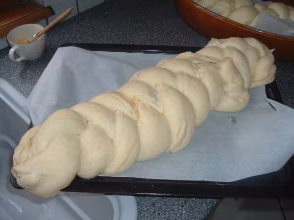 Tresse briochee aux 3 saveurs