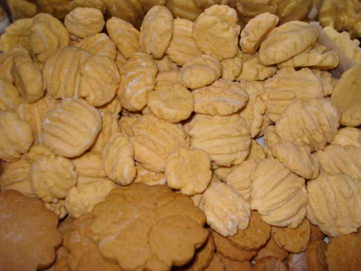 Biscuits a la farine de mais