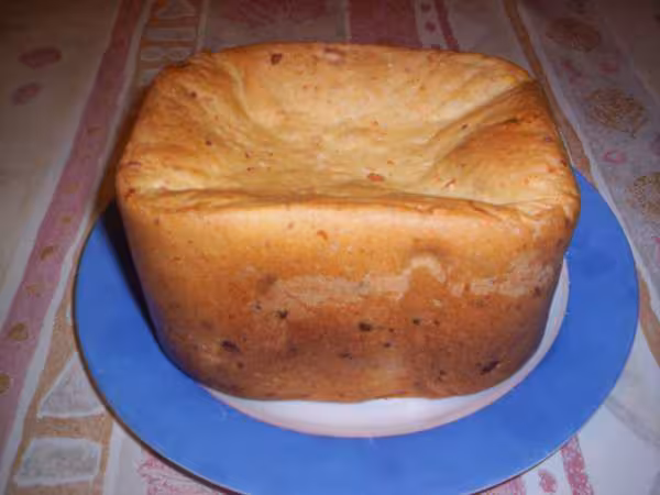 Euhh desolee voila la photo du pain chorizo gouda sesame