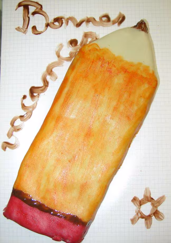 Gateau crayon