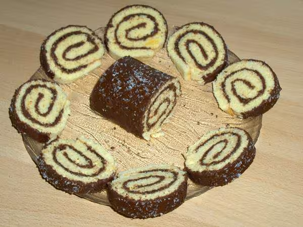 Roule nutella coco