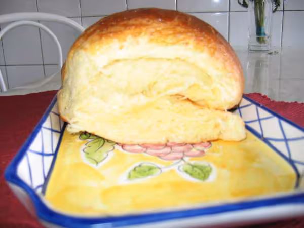 Brioche bien entamee