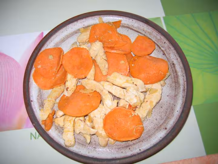 Emince de dinde et patate douce