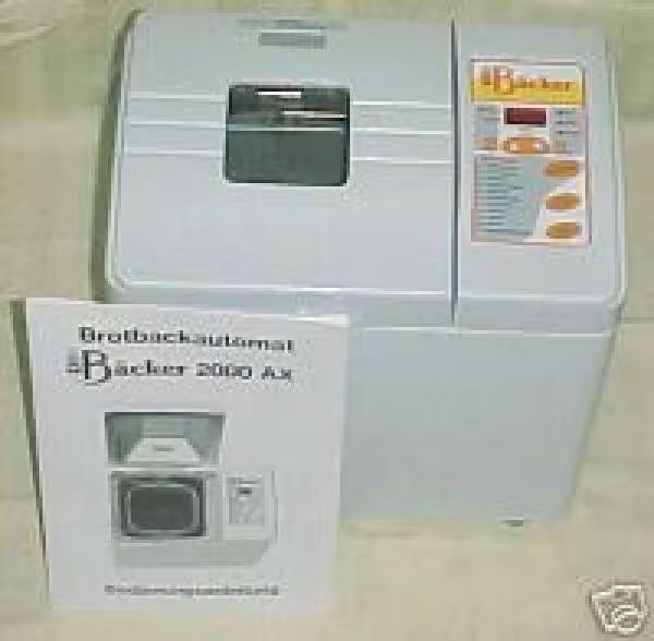 Machine backer 2000