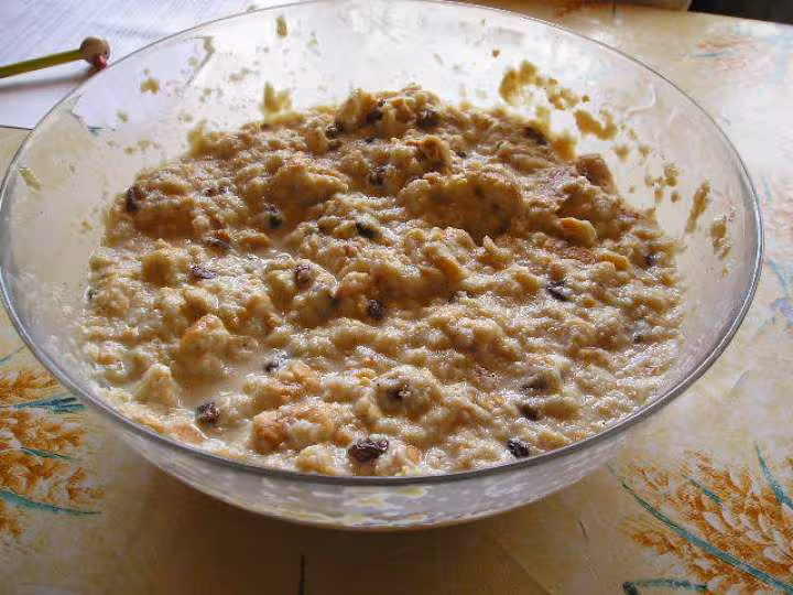 Pain rassi au pudding