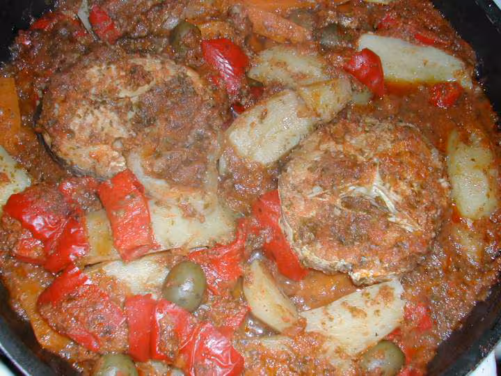 Tajine de merlan hum