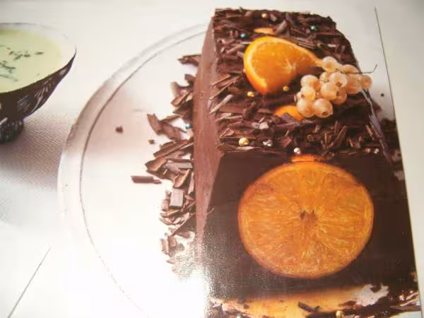 Terrine de choclolat aux clementines