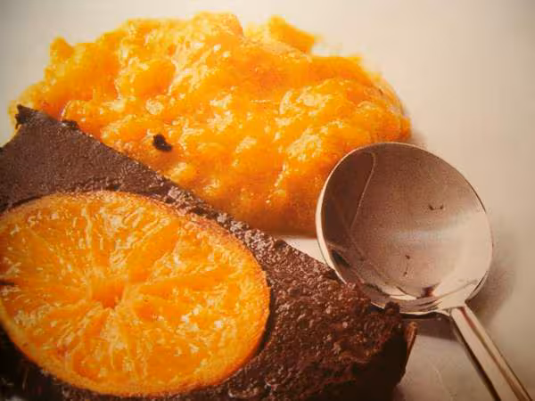 Terrine de choclolat aux clementines