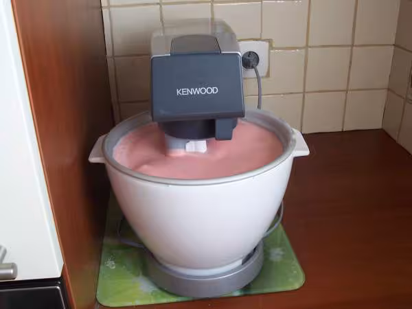 Glace aux fraises