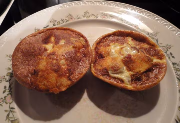 Flans comte lardons champignons