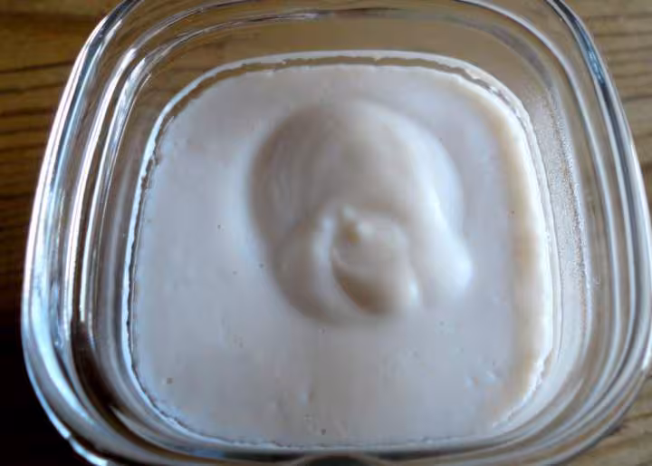 Yaourts au lait d amandes