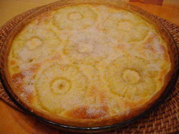 Tarte a l ananas et noix de coco
