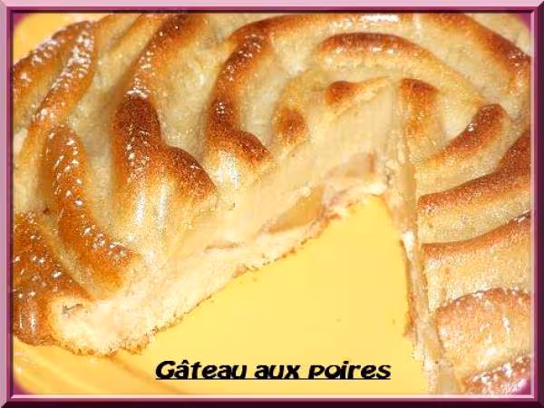 Gateau aux poires