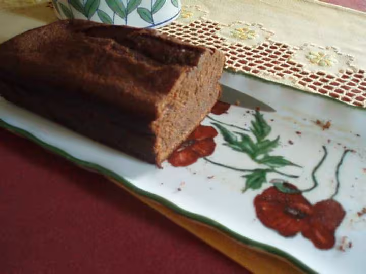 Cake chocolat compote