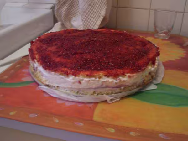 Gateau ricotta fruits rouges