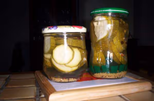Bocaux de courgette d evanna