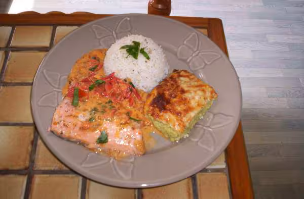 Filet de truite aux tomates cerises et au basilic