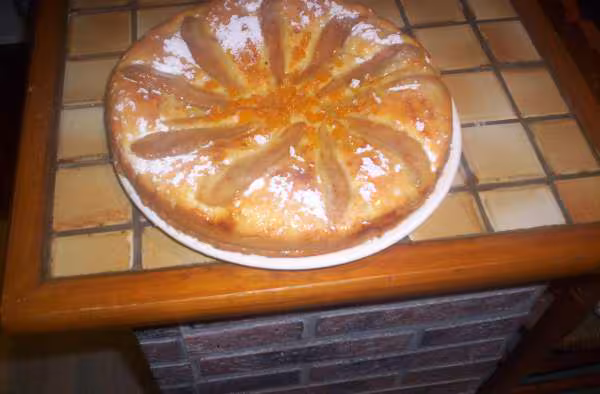 Gateau basque au poires de flore88