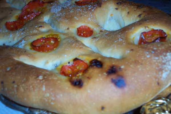 Focaccia pugliese aux tomates amp a l ail